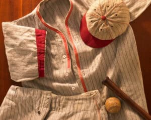 old baseball uniform