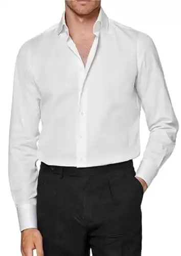 EOUOSS Dress Shirts for Men Stretch Slim Fit Long Sleeve (Available in different sizes/colors)