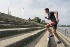 man exercising