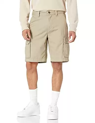 Amazon Essentials Men's Classic-Fit Cargo Short (Available in Big & Tall), Dark Khaki Brown, 34