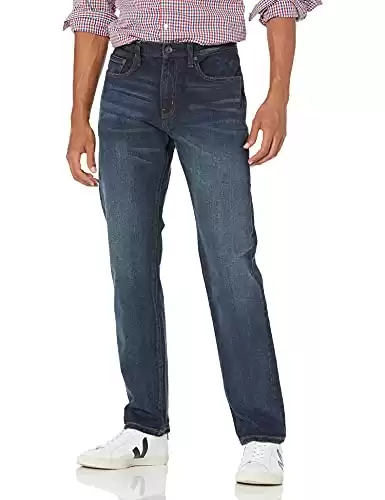 Amazon Essentials Men's Athletic-Fit Jean, Dark Wash, 29W x 30L