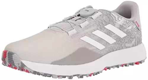 adidas Men's S2g Boa Spikeless Golf Shoes, Grey Two/Footwear White/Grey Three, 10.5