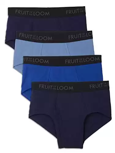 Fruit of the Loom mens Breathable Cotton Briefs, Assorted Colors