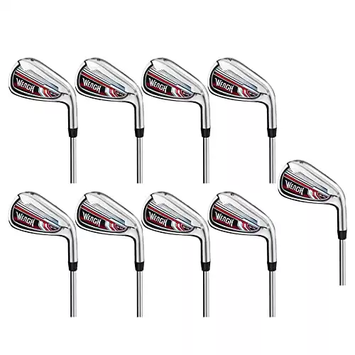 WENGH Golf Irons Set 9 pcs(4,5,6,7,8,9,PW,GW,SW) or Individual Golf Iron 7 for Men Right Handed Golfers -(Flex- Regular)
