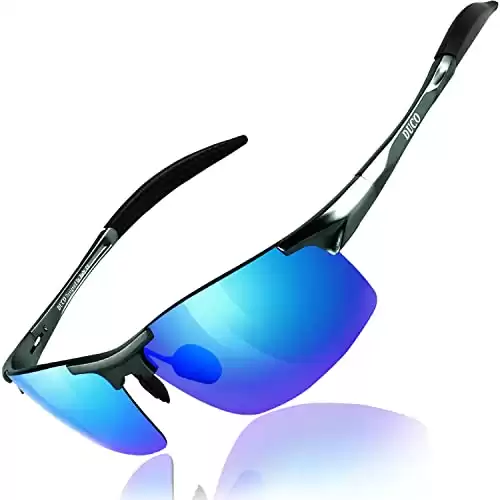 DUCO Mens Sports Polarized Sunglasses UV Protection Sunglasses for Men 8177s (Available in Different Colors)