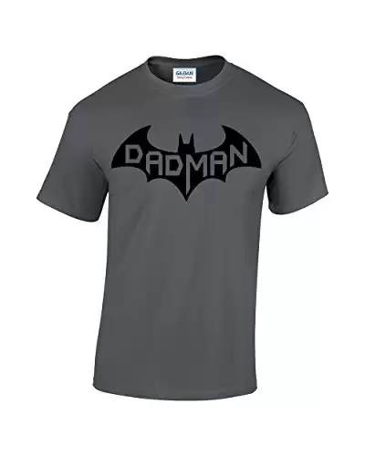 CBTWear Dadman Premium Men's T-Shirt (X-Large Charcoal)