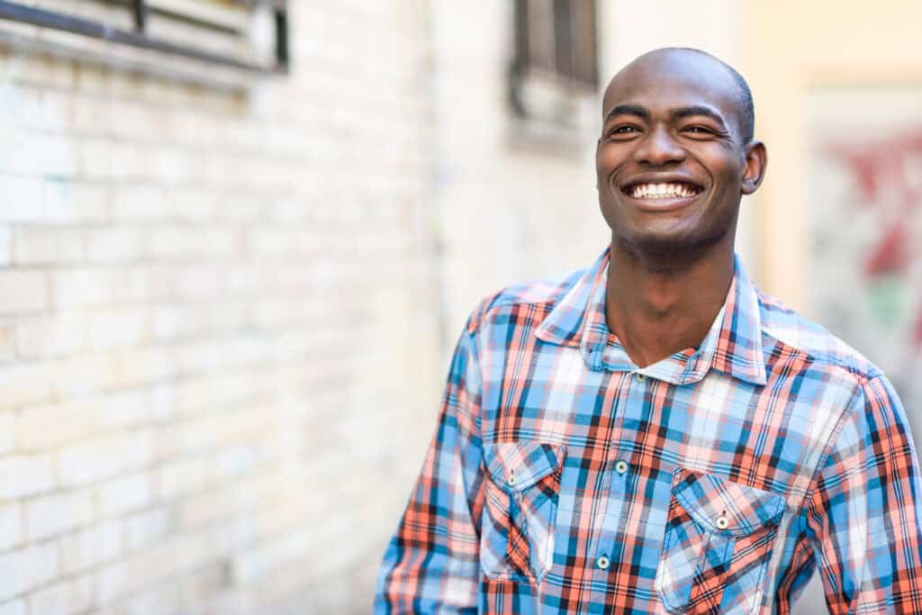 Bald Happy Man