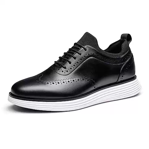 Bruno Marc Men's Dress Sneakers Oxfords Casual Formal Business Wingtip Brogue Shoes (Available in different sizes/colors)