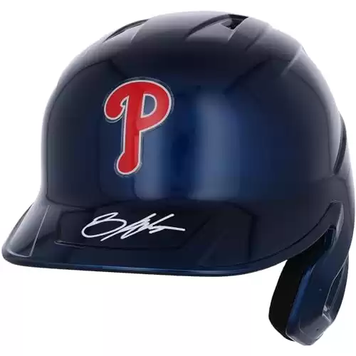 Bryce Harper Philadelphia Phillies Autographed Alternate Chrome Rawlings Mach Pro Replica Batting Helmet - Fanatics Exclusive - Autographed MLB Bats