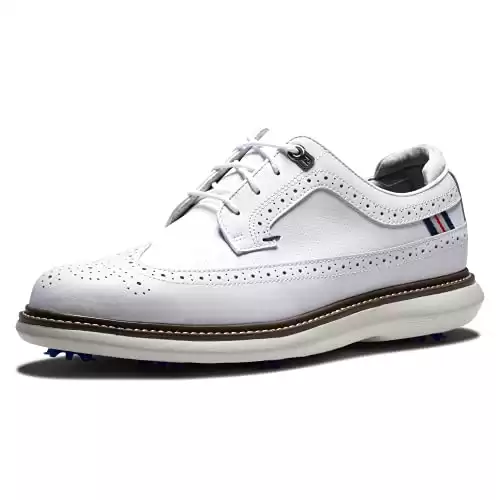 FootJoy Men's Traditions-Shield Tip Previous Season Style Golf Shoe (Available in different sizes/colors)