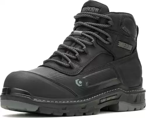 Wolverine Men's Overpass 6" Mid Composite Toe Waterproof Work Boot Construction (Available in Different Colors/Sizes)