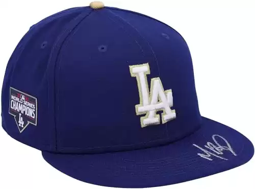 Mookie Betts Los Angeles Dodgers Autographed Royal 2021 Gold Program New Era Cap - Autographed Hats