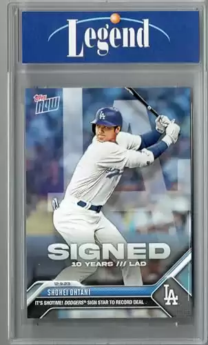 Certified Mint+ Shohei Ohtani 2023 Topps Now #OS-21 SIGNED 1st Dodgers Card! Rare Trading Card Los Angeles Dodgers