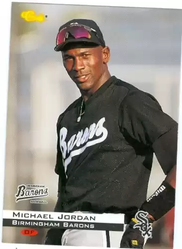 Michael Jordan baseball card (Birmingham Barons - Chicago White Sox) 1994 Classic #1