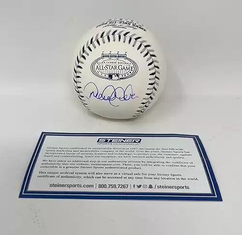 Derek Jeter New York Yankees Signed Autograph Official MLB Baseball 2008 All Star Game Ball Steiner Sports Certified