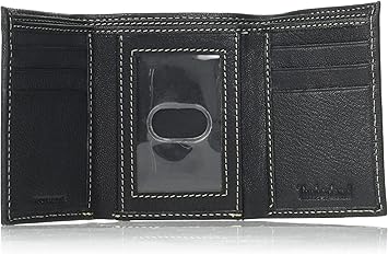 Timberland mens Genuine Leather Rfid Blocking Trifold Wallet