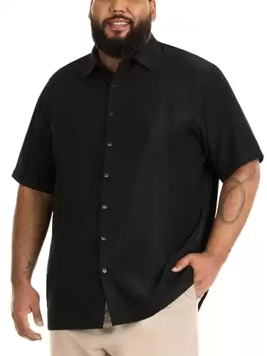 Van Heusen Men's Size Big Air Short Sleeve Button Down (available in different sizes/colors)