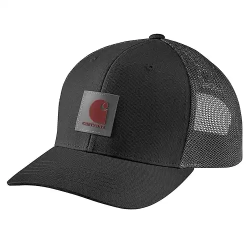 Carhartt Men's Rugged Flex Twill Mesh-Back Logo Patch Cap