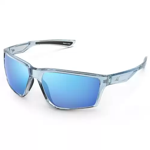 KastKing Osage Polarized Sport Sunglasses for Men, Ideal for Driving Fishing Cycling Running, UV Protection (Available in different colors)