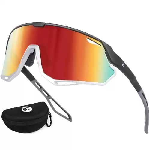 BIRCEN Baseball Sunglasses for Men - UV400 Protection Cycling Glasses Sports Sunglasses for Running MTB Golf Softball (Available in different colors)