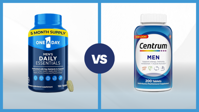 Centrum vs one a day for men multi vitamin