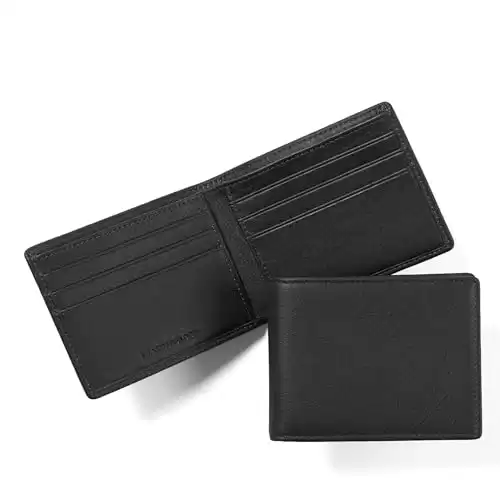 Leatherology Thin Bifold Wallet - Slim silhouette, Ample storage, Hidden interior pocket (Available in Different Colors)