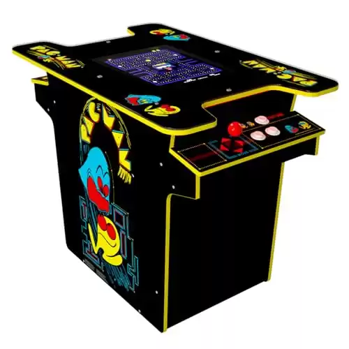 Arcade1Up PAC-MAN Arcade Game Table, Full Home Machine, Black Series Edition