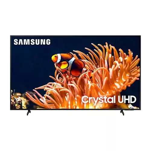 SAMSUNG 50-Inch Class 4K Crystal UHD DU8000 Series HDR Smart TV w/Object Tracking Sound Lite, Motion Xcelerator, Ultra Slim Design, Gaming Hub, Alexa Built-in (UN50DU8000, 2024 Model)