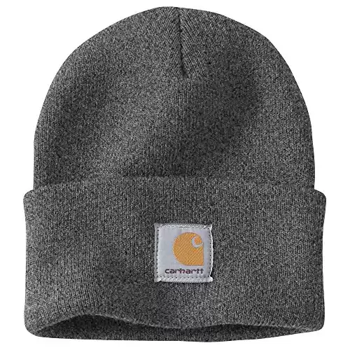 Carhartt Men's Knit Cuffed Beanie, Coal Heather, One Size (Available in different colors)