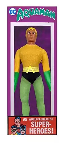 MEGO CORPORATION World's Greatest Super-Heroes 50th Anniversary Aquaman Action Figure, Multi