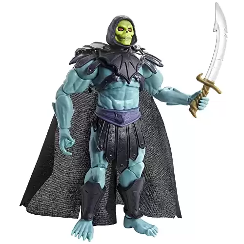 Masters of the Universe Masterverse New Eternia Skeletor Action Figure with Accessories, Collectible for Motu Fans Ages 6 Years & Older