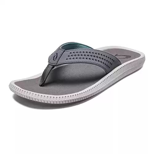 OLUKAI Ulele Men's Beach Sandals, Quick-Dry Flip-Flop Slides (Available in different sizes/colors)