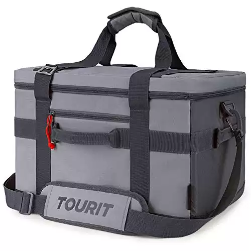 TOURIT Cooler Bag 48-Can Insulated Soft Cooler Large Collapsible Cooler Bag 32L Lunch Coolers for Picnic, Beach, Work, Trip, (Available in Different Colors)