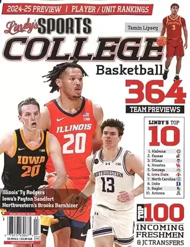 Lindys Sports College Basketball 2024-2025 (Covers Vary) Magazine Issue 43 Year 2024